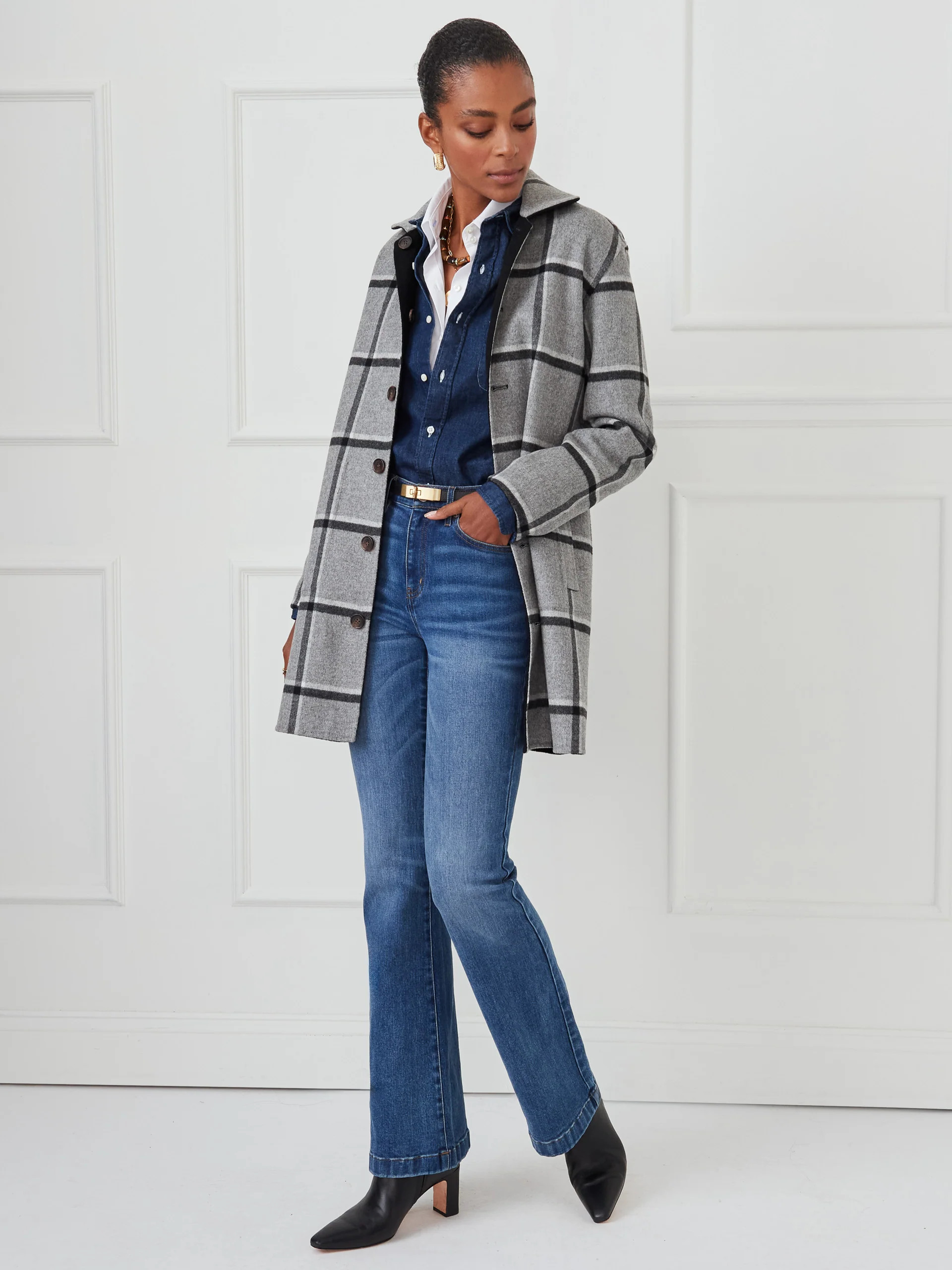 Frade Reversible Coat | J.McLaughlin