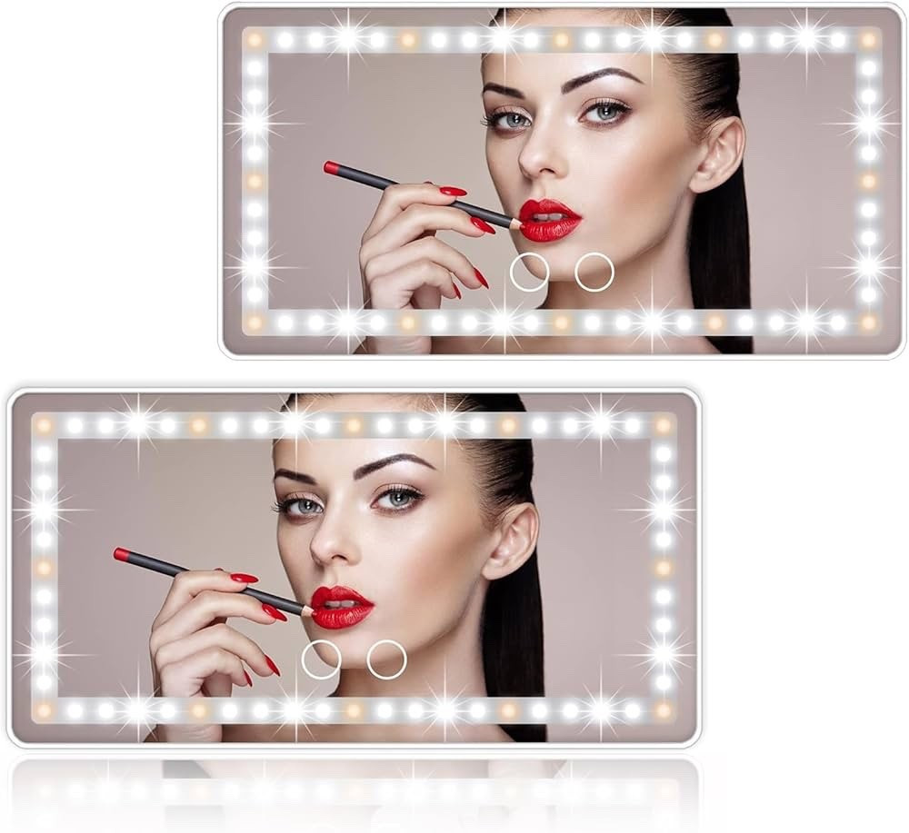 This LED sun visor mirror is a game changer for getting ready on the go ✨ Perfect lighting for quick touch-ups, lipstick, and checking your makeup before walking into work, events, or school drop-off. Clips right onto your visor and makes your car feel like a mini glam station.

#CarEssentials #MomLifeHacks #OnTheGoBeauty


car sun visor mirror
LED car vanity mirror
car makeup mirror with lights
car beauty essentials
travel makeup mirror
clip on visor mirror
car accessories for women
portable makeup mirror

#LTKBeauty #LTKTravel #LTKgrwm