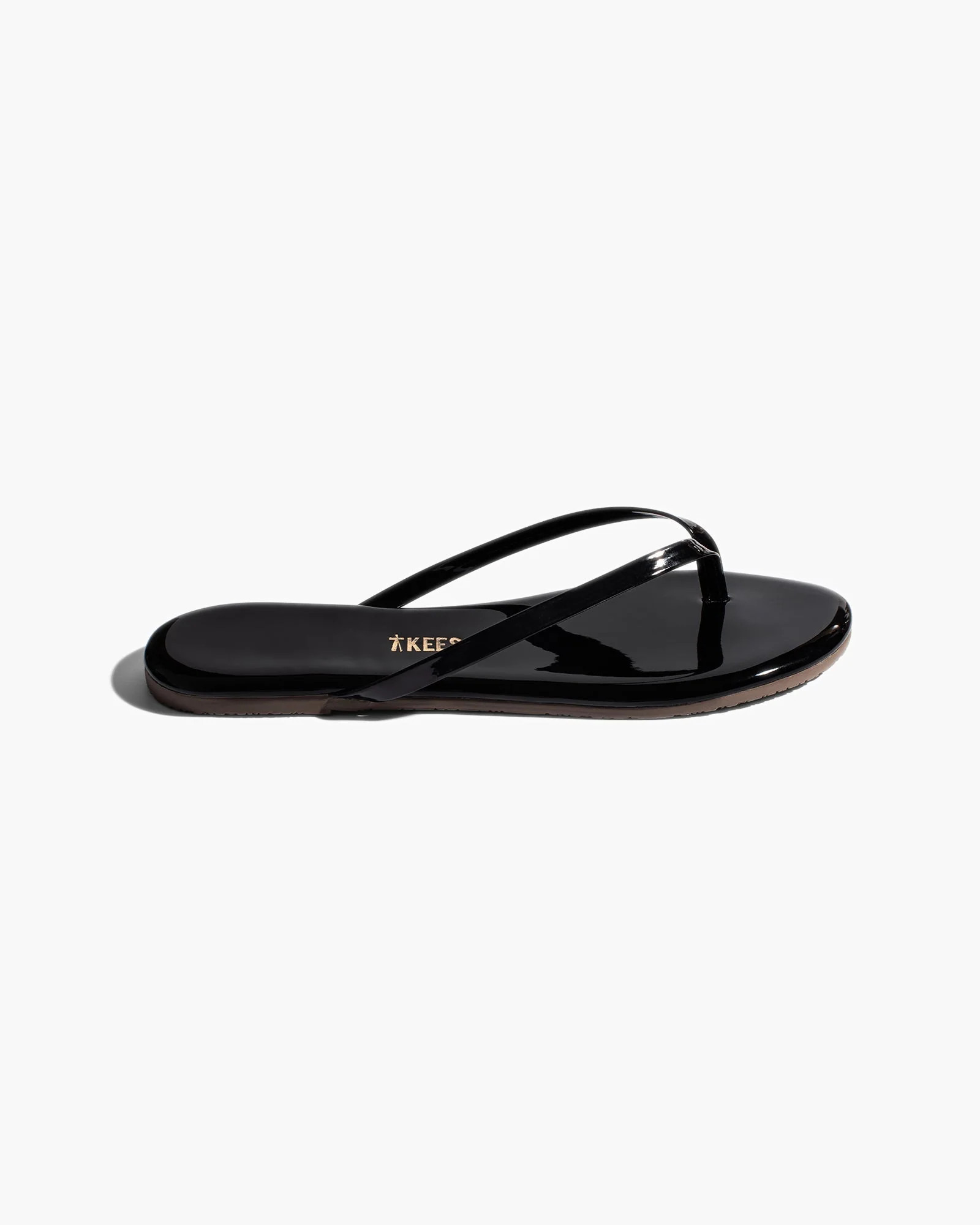 Lily Glosses in Licorice | Flip-Flops | Women's Footwear | TKEES