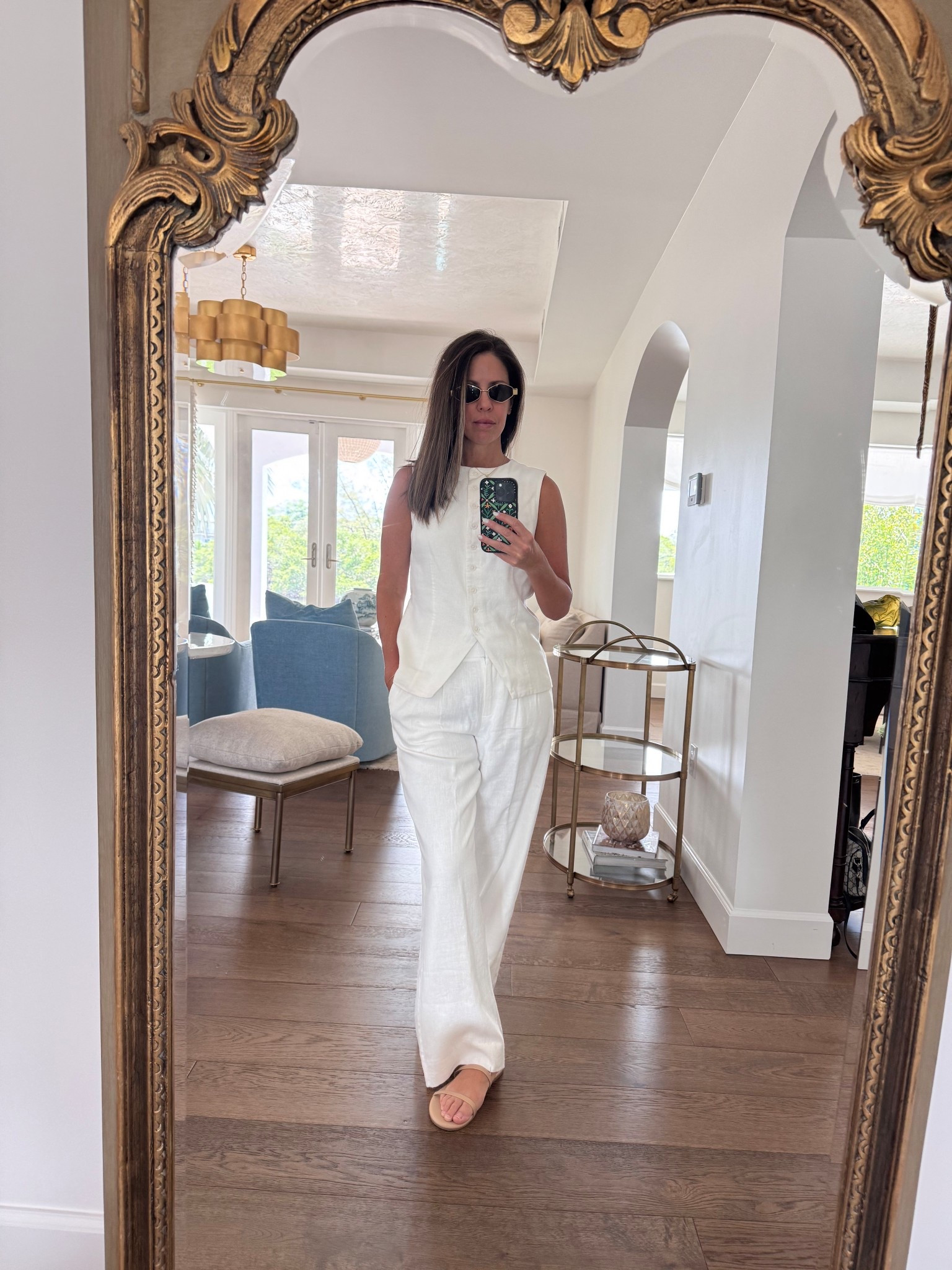 Summer linen! Packing this for my trip next week. Abercrombie has all inclusive sizing so the Curve fit is amazing for those with larger hips and a booty. Pleated pants that actually fit like a glove. I’m wearing a 0/25 on bottom and an XS on the top.

#LTKTravel #LTKSummerEdit