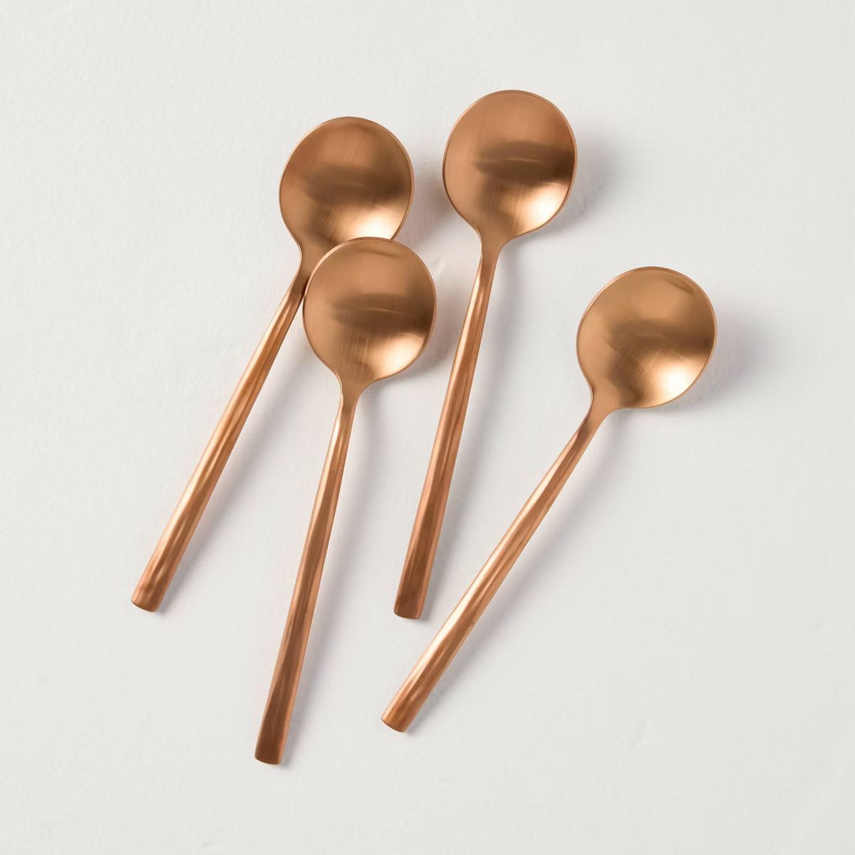 Stainless Steel Tasting Spoons Copper Finish (Set of 4) - Hearth & Hand™ with Magnolia | Target