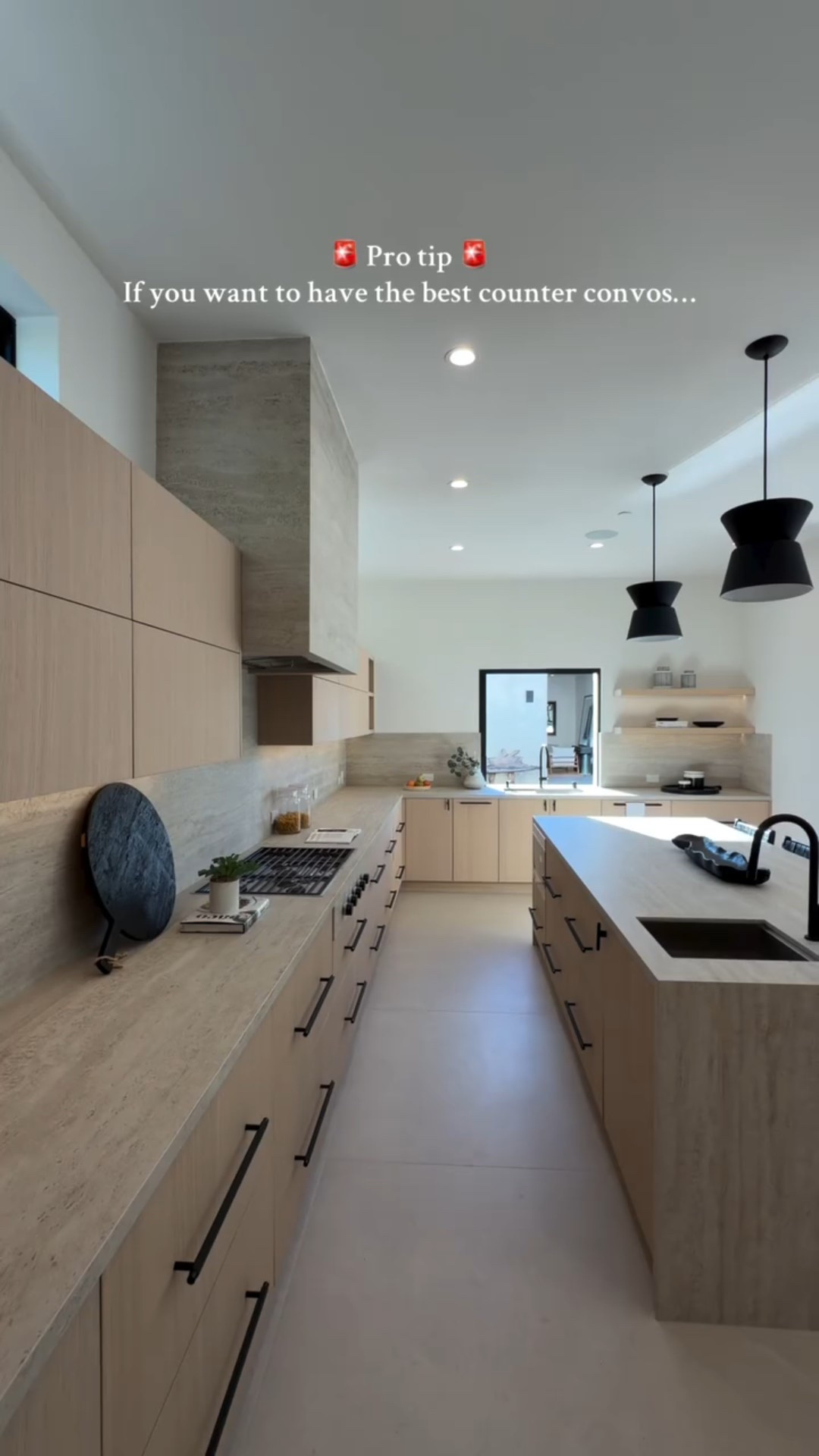 I walked into an open house for reconnaissance and immediately noticed something subtle but smart:
the island sink was placed at the end of the island.

I almost never put a sink in an island.
But if I did, this is exactly where it would land.

Most people center the sink because it feels balanced on paper. Symmetrical. Expected.
But kitchens aren’t just diagrams, they’re social environments.

A sink in the middle interrupts everything. Sightlines, counter space, conversation. Faucets become a visual barrier. Dishes end up exactly where people want to lean, gather, pour a drink, or linger mid-conversation.

When the sink moves to the end, the island becomes what it was always meant to be: a place for connection.
The counter stays clear.
The flow stays open.
The kitchen feels calmer without you knowing why.

It’s one of those decisions that never shows up in a moodboard, but you feel it the moment you step into the room. Conversations last longer. Guests stay put. The island works with the room instead of interrupting it.

It’s not about being different for the sake of it.
It’s about designing for how people actually live.

Curious, would you sacrifice symmetry for better counter conversations?

#LTKHome