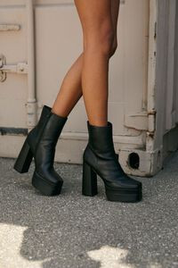 Chunky Heel Platform Ankle Boots | Forever 21 | Forever 21 (US)