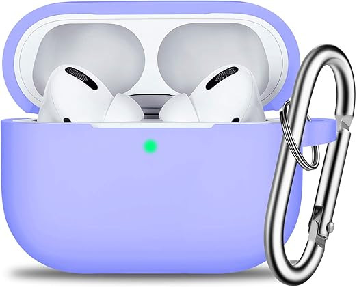 R-fun AirPods Pro Case Cover with Keychain, Full Protective Silicone Skin Accessories for Women G... | Amazon (US)