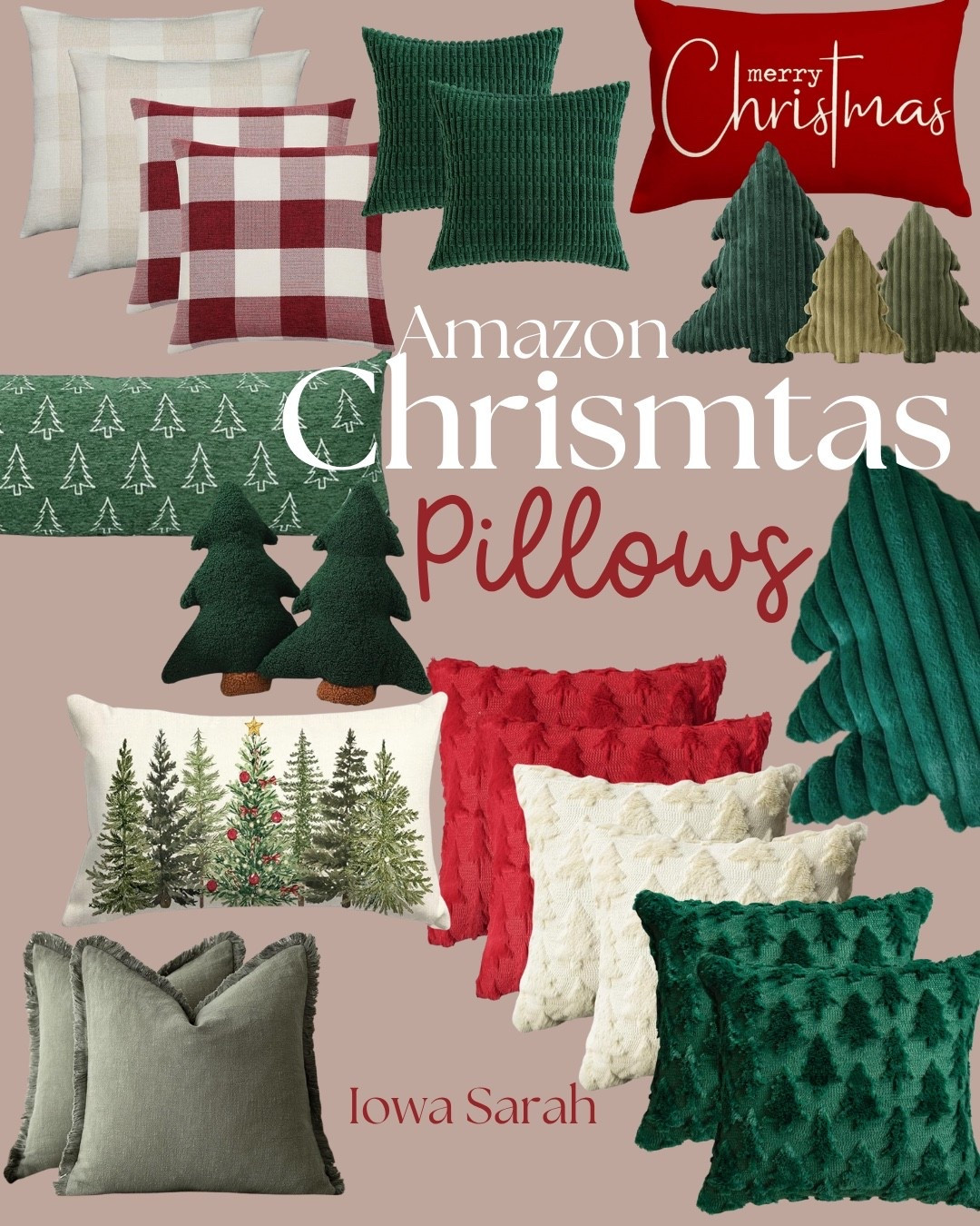Cozy up your home for the holidays with my favorite Amazon Christmas pillows! 🎄✨ Think chunky knits, soft sherpa trees, and festive plaid — all the textures and colors that make your space feel warm and merry.
Perfect for neutral homes or full-on Christmas color lovers ❤️💚 #lktamazon #amazonhome #holidayhomedecor

#LTKSeasonal #LTKHome #LTKHoliday