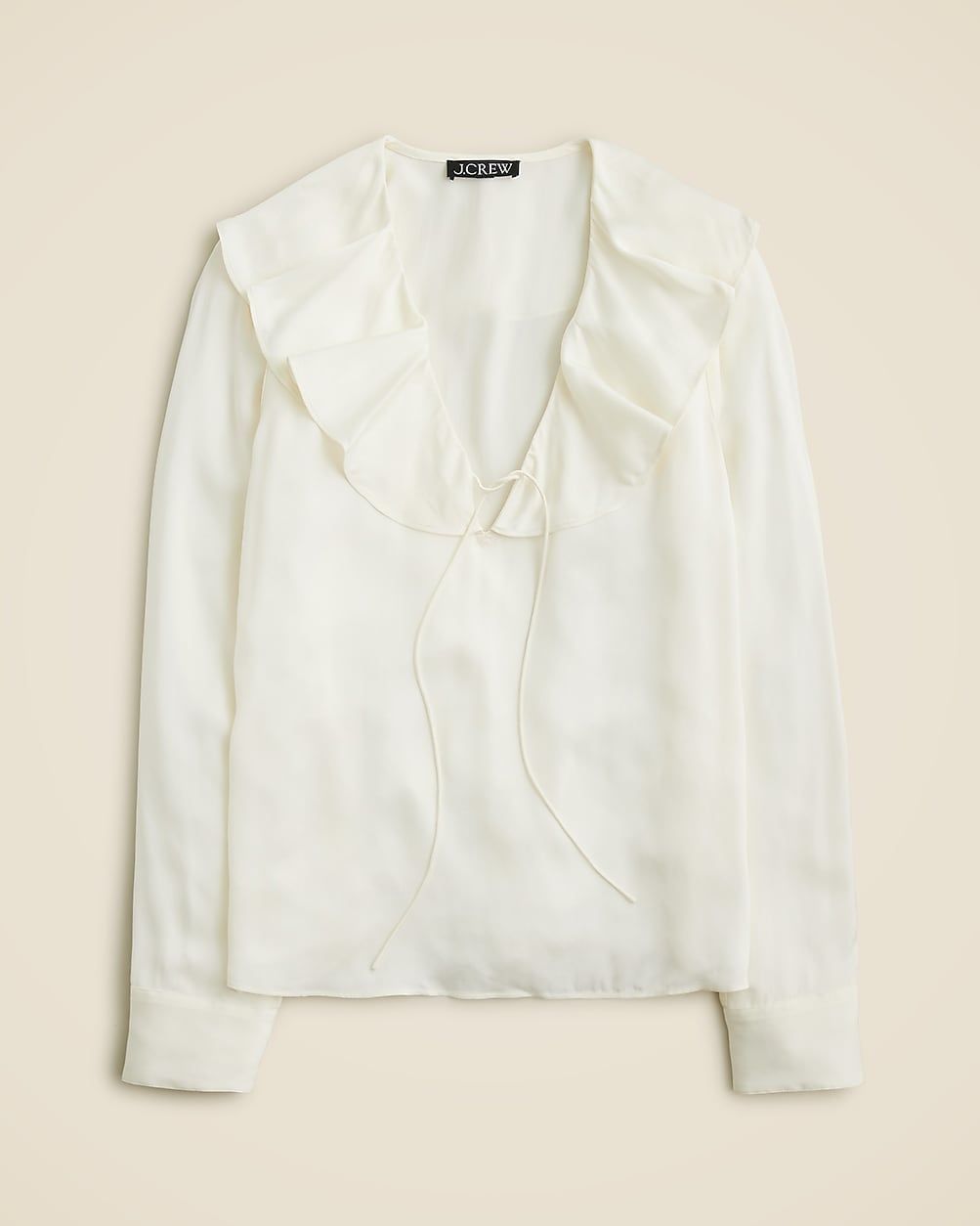 Goldie top in satin | J. Crew US