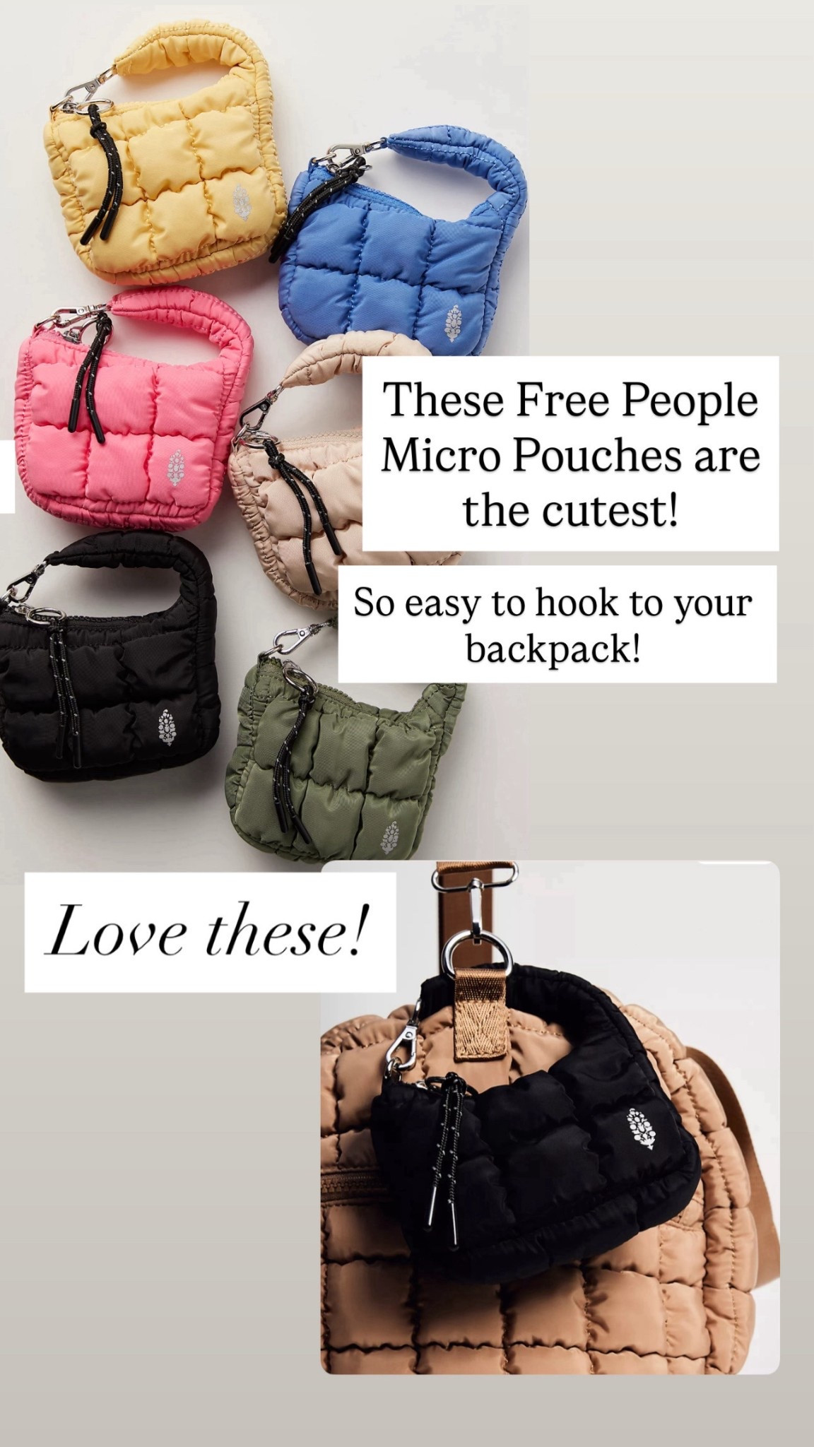 I cannot get over how cute these little mini pouches are from free people

#LTKGiftGuide #LTKHoliday