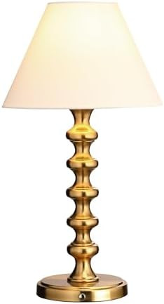O'Bright Ember Rechargeable Table Lamp (Antique Brass_Baluster) | Amazon (US)