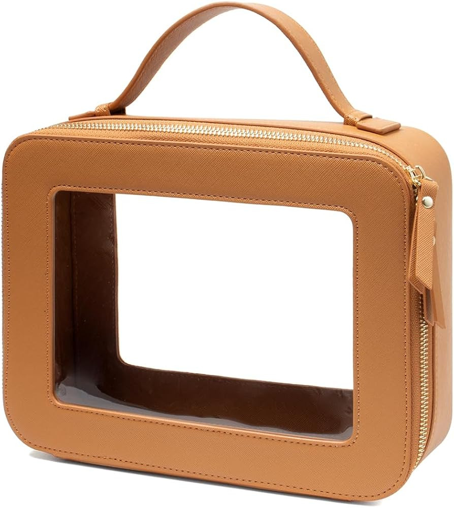 FFpaw Clear Makeup Bag Organizer, TSA Approved Portable Travel Toiletry Bag Multipurpose Cosmetic... | Amazon (US)