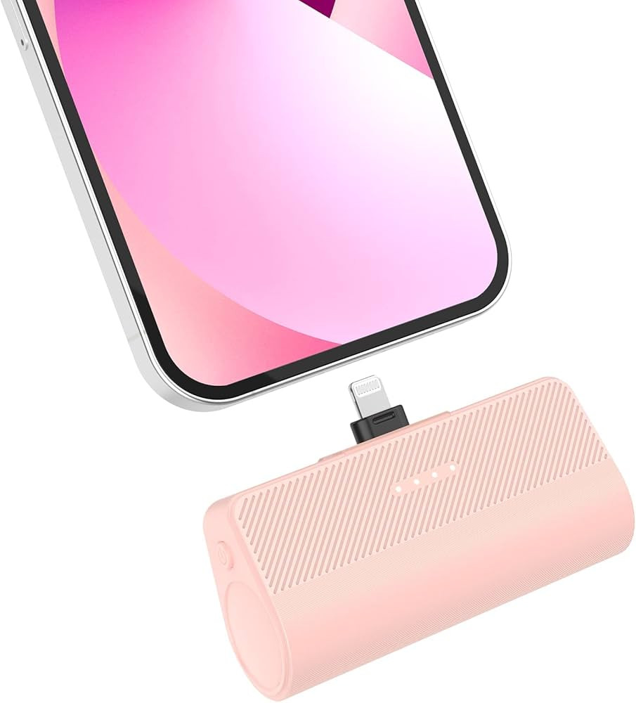ATGIH Small Portable Battery for iPhone, 5000mAh Mini Charger Ultra-Compact Power Bank Compatible... | Amazon (US)