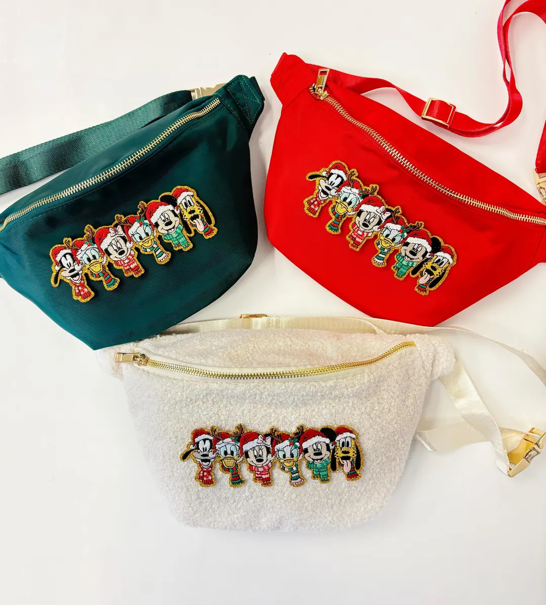 Large Christmas Fanny Pack | Mouse and Friends Bag | Sensational Six Bag | Magic Inspired Bag | H... | Etsy (US)