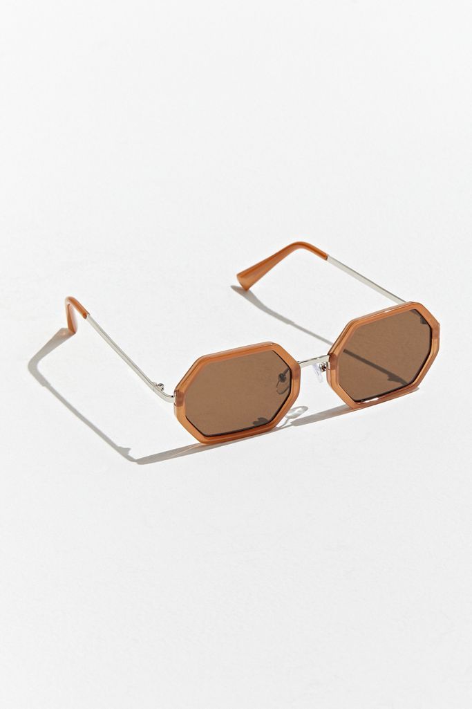 Enzo Hexagon Sunglasses | Urban Outfitters (US and RoW)