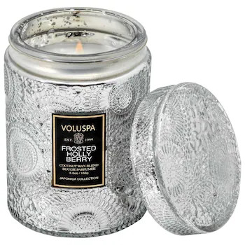 VOLUSPAMini Frosted Holly Berry Glass Jar Candle | Sephora (US)
