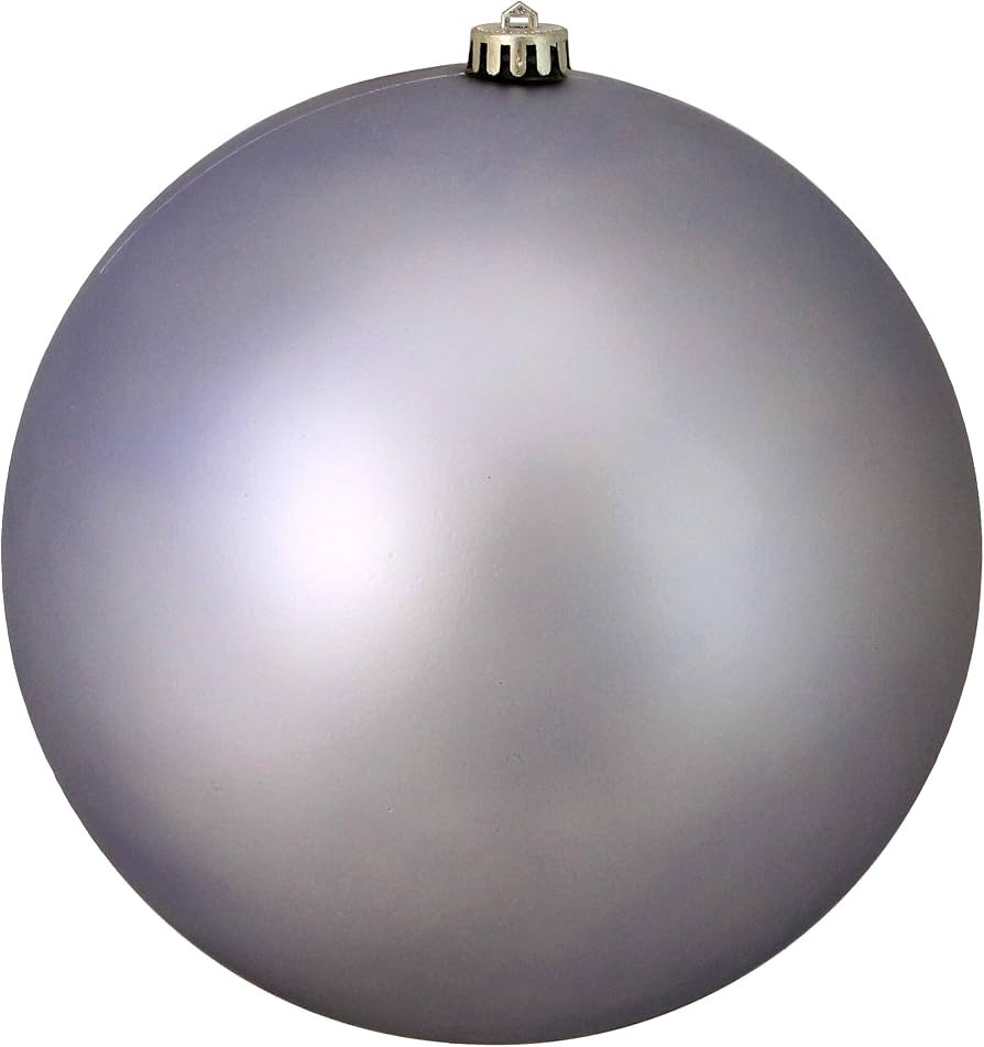 Matte Shatterproof Commercial Christmas Ball Ornament 10" (250mm) - Gray | Amazon (US)
