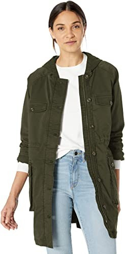 Amazon Brand - Goodthreads Women's Hooded Cargo Jacket | Amazon (US)