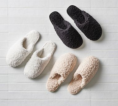 Teddy Bear Slippers | Pottery Barn (US)