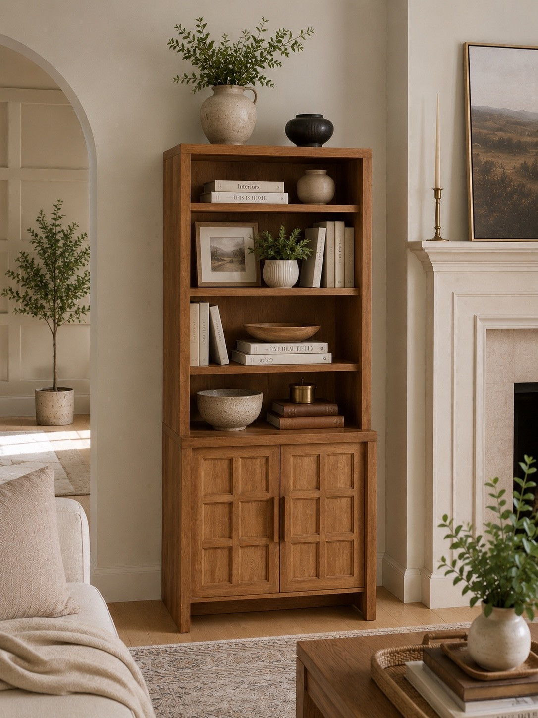 This bookshelf looks like it’s from a designer store. It looks so rich and it’s under $230! It has really great reviews as well! It’s really sturdy and great quality!

#LTKHome
