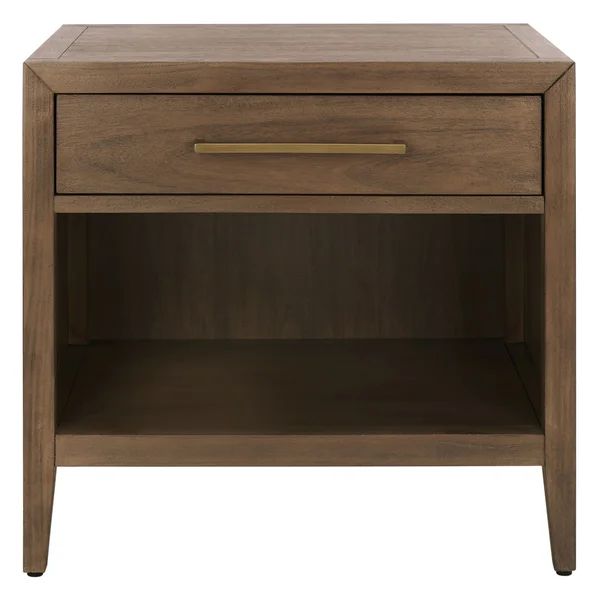 Kimana 24'' Tall 1 - Drawer Solid Wood Nightstand | Wayfair North America