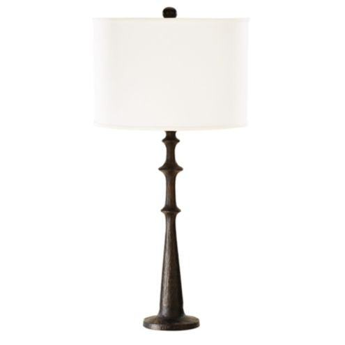 Monroe Forged Table Lamp with Shade | Ballard Designs, Inc.