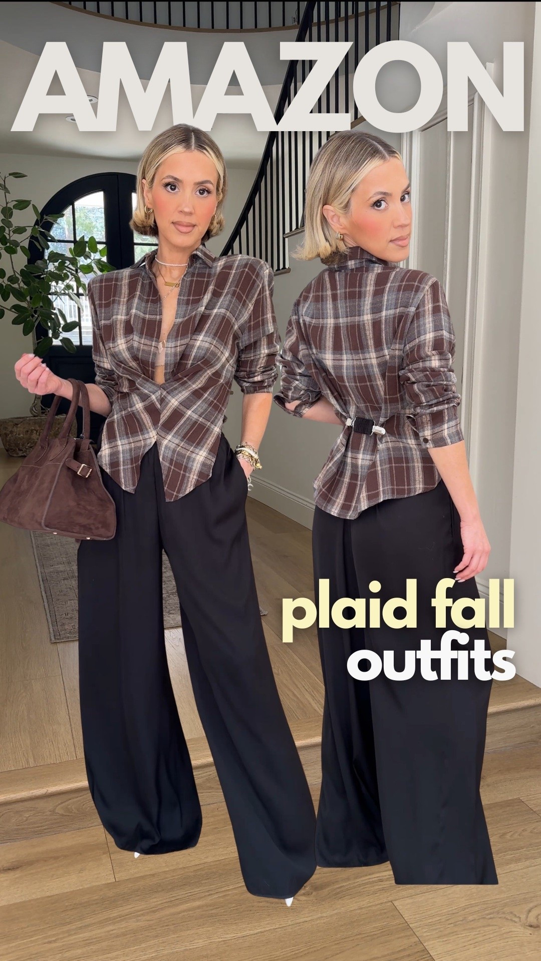 Plaid fall casually chic outfits 🤗💫🤎🖤

#LTKgrwm #LTKootd #LTKU