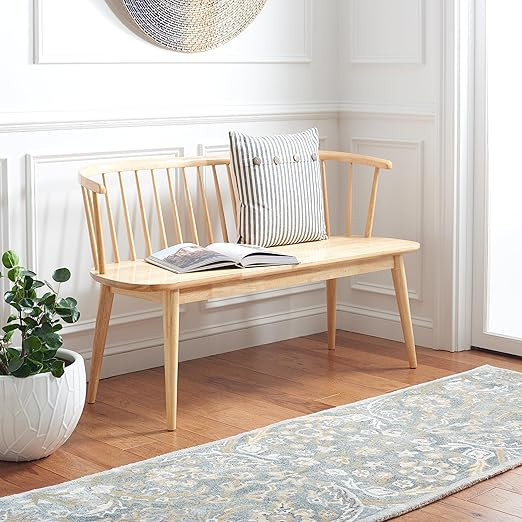 Safavieh Home Collection BCH8500 Bench, Natural | Amazon (US)
