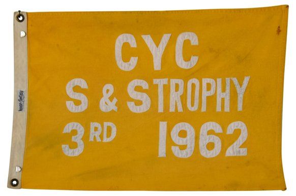 1962 Cleveland Yacht Club Trophy Flag | One Kings Lane