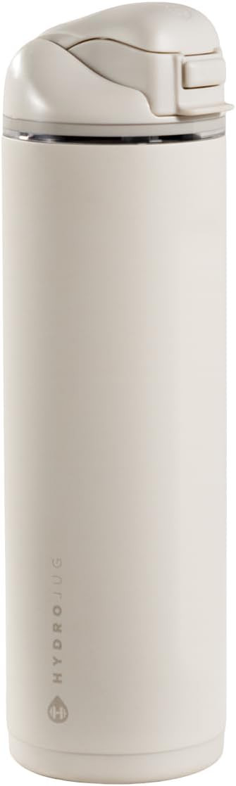 HydroJug Ease2o Water Bottle with Straw & Chug Lid, Stainless Steel, Vented Cap to Help Reduce Pr... | Amazon (US)