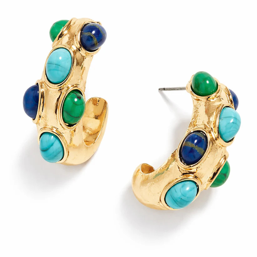 Cabochon Oval Stone Earrings | The Enchanted Home