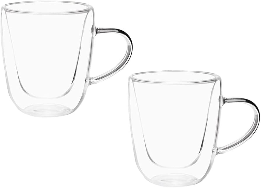 Dupla de Xícaras Para Chá Parede Dupla Borossilicato - VD20138 - Mimo Style | Amazon (BR)