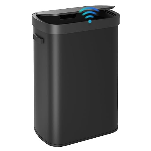 WLIVE 13 Gallon Trash Can, 50 Liter Large Capacity Motion Sensor Automatic Trash Cans Touchless w... | Amazon (US)