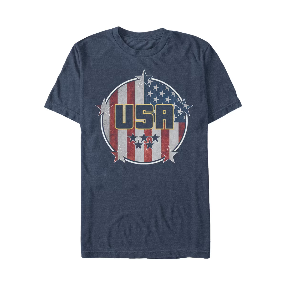 Men's Lost Gods Fourth of July  USA Flag Circle T-Shirt | Target