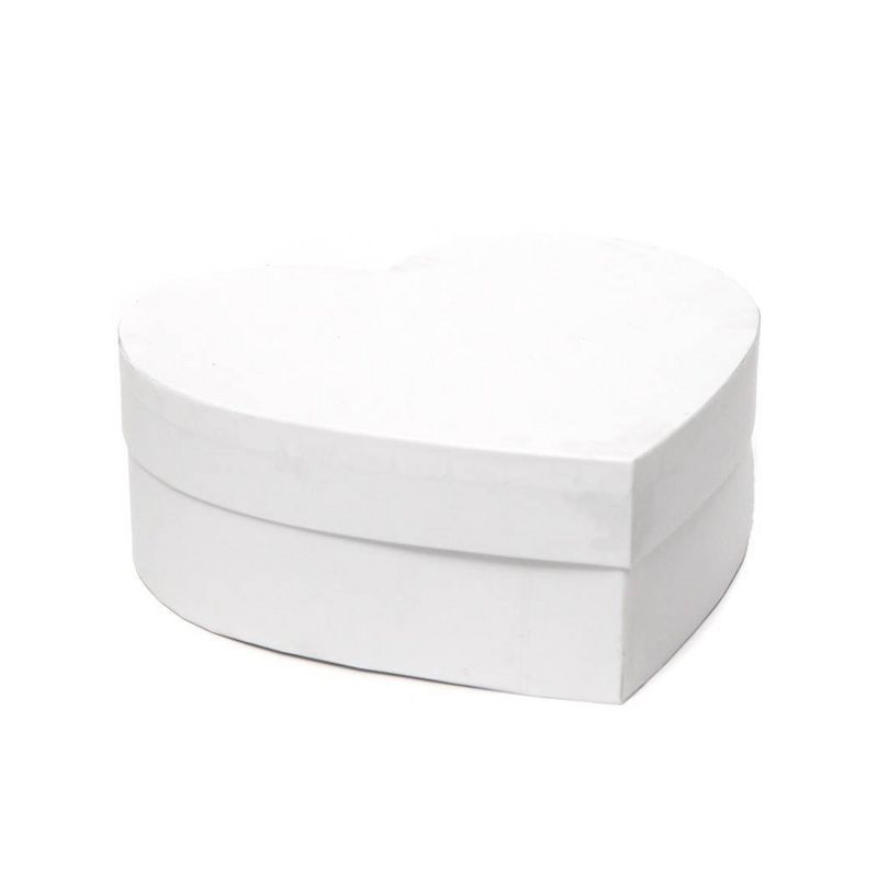 9"x3.3" Heart Shaped Valentine's Day Gift Box White - Spritz™ | Target