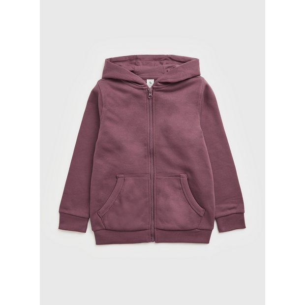 Buy Purple Zip Through Hoodie 1 year | Jumpers and hoodies | Tu | Tu Clothing