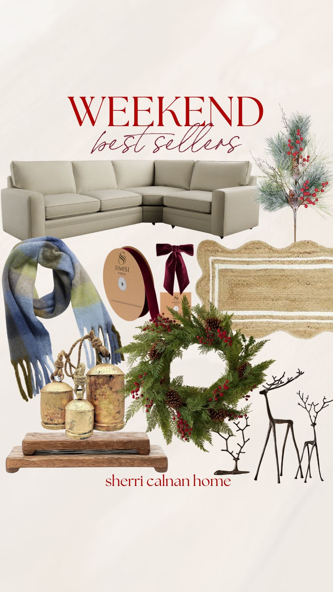 Weekend favorites that combine style and comfort! These are the pieces everyone is loving for the season ahead. Weekend best sellers, holiday home trends, cozy decor favorites, winter home styling, neutral holiday decorating ideas, classic Christmas pieces, trending home finds, festive accents, home inspiration, best seller edit, sherricalnanhomee

#LTKHoliday #LTKHome #LTKCyberWeek