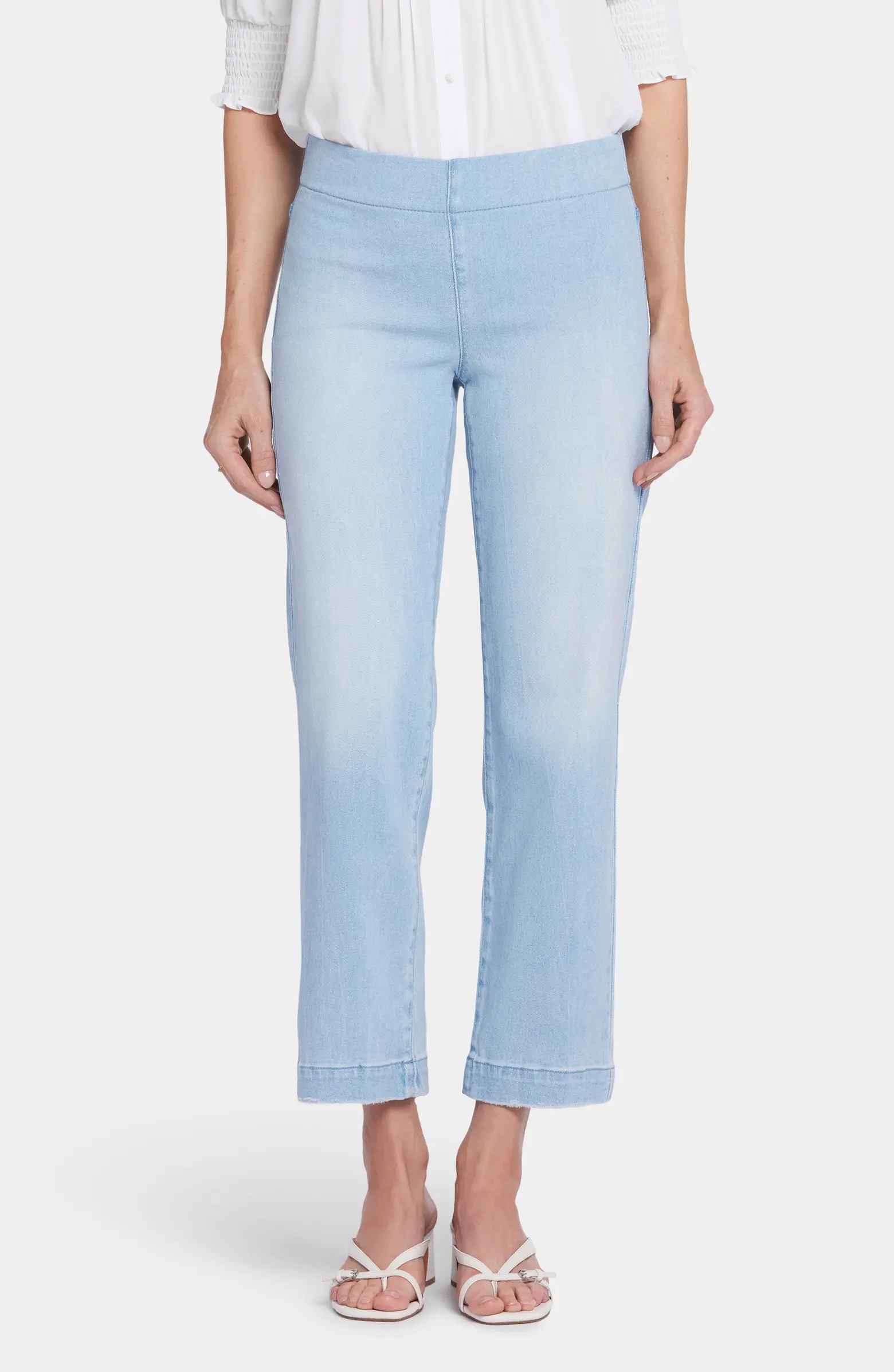 Bailey Pull-On Ankle Relaxed Straight Leg Jeans | Nordstrom