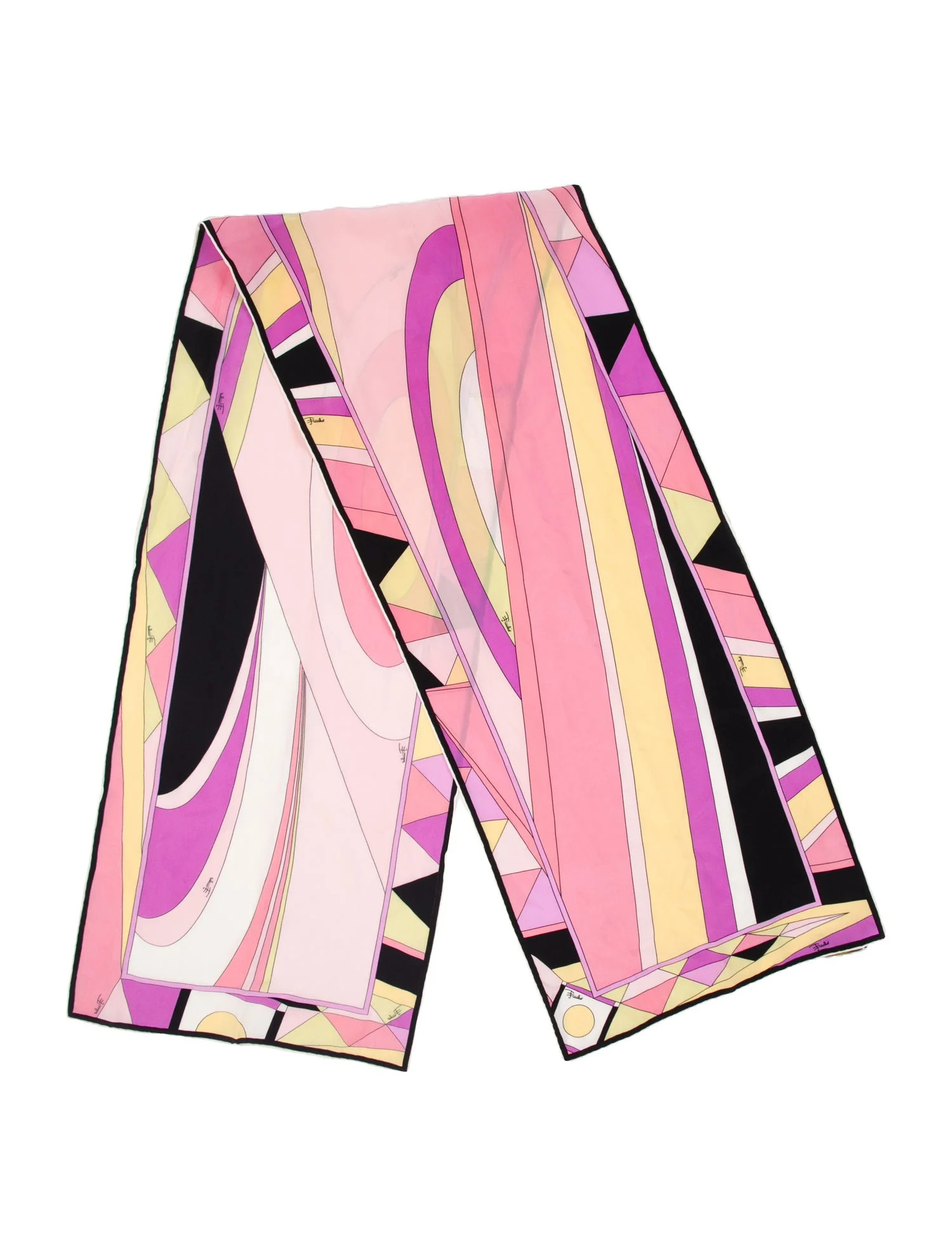 Emilio Pucci Silk Printed Scarf - Pink Scarves and Shawls, Accessories - EMI148080 | The RealReal | The RealReal
