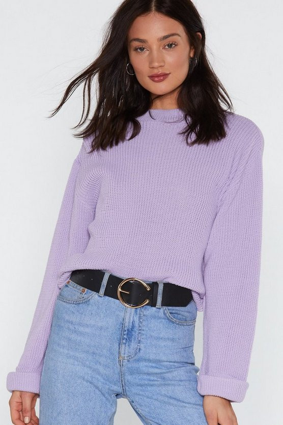 Faux Leather Round Buckle Belt | NastyGal (US & CA)