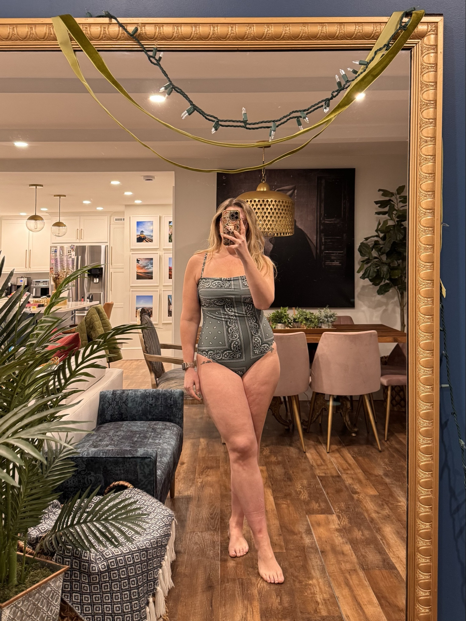 cute one piece swimsuit in bandana print. fits really well, true to size wearing a large. vacation outfits beach 

 #LTKMidsize #LTKSwim #LTKTravel