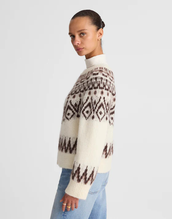Fair Isle Boxy Sweater | Madewell