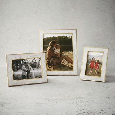 Agatha Crystal Stone Photo Frame | Frontgate