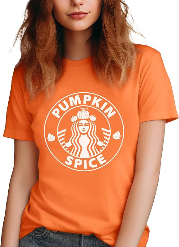 Pumpkin Spice T-Shirt | Cute Fall Halloween Thanksgiving Tee | Unisex Sizing | Amazon (US)