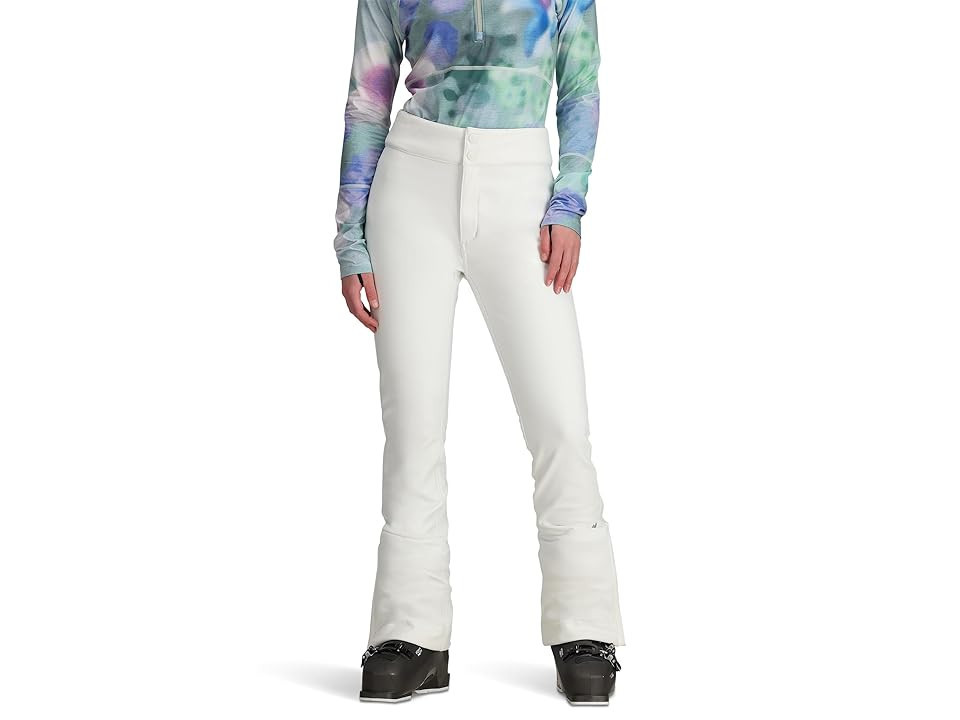 Obermeyer The Bond Pant Women's Clothing White : 8 R, Elastane/Fleece/Polyester | Zappos