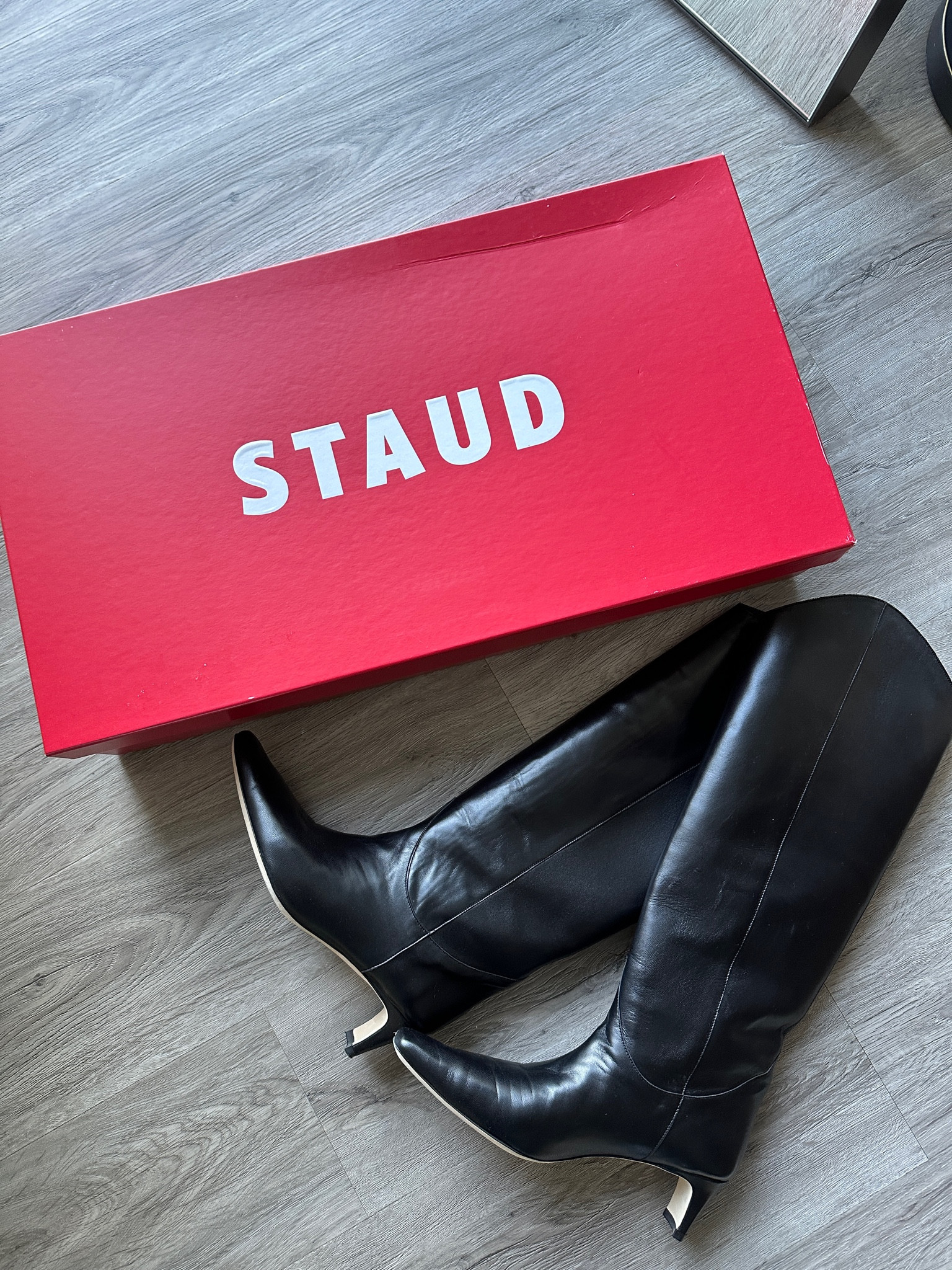 Boots
Staud boots 
Fall boots 
Black leather boots 

#LTKshoecrush #LTKworkwear #LTKstyletip