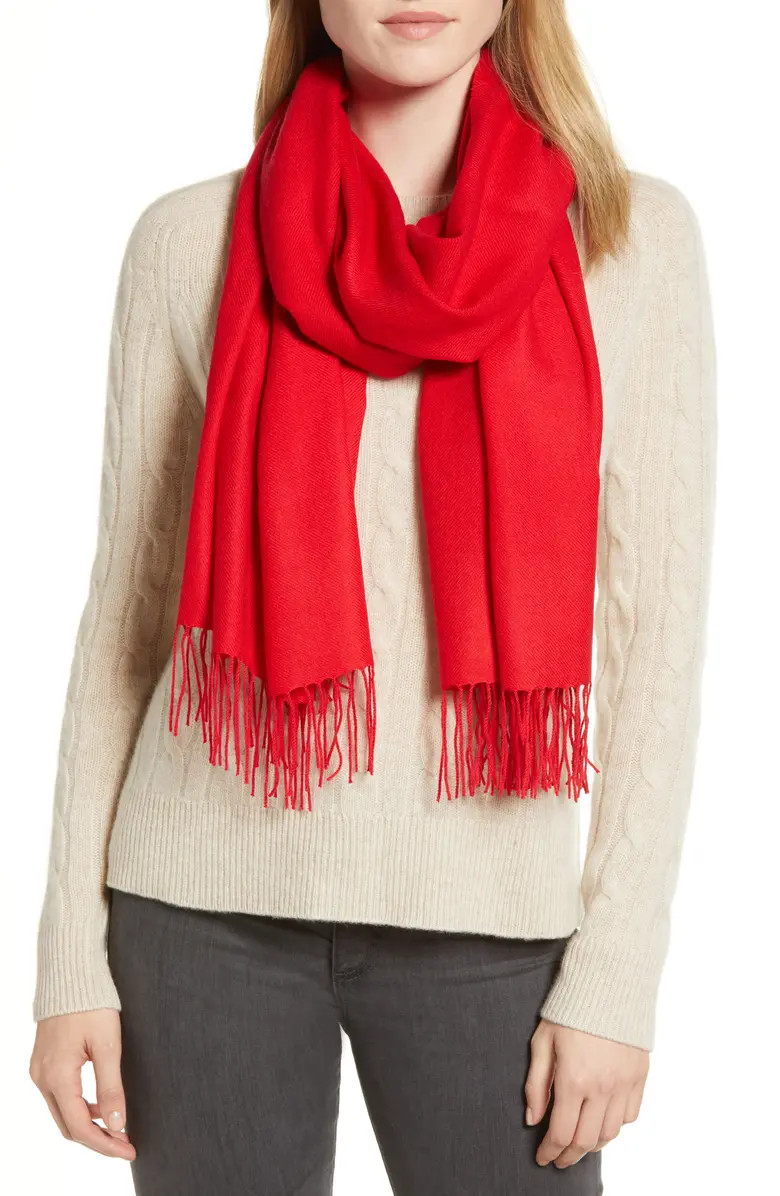 Tissue Weight Wool & Cashmere Scarf | Nordstrom