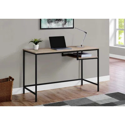 Computer Desk, Home Office Desk, Industrial Style Writing Desk With Metal Legs | Wayfair North America