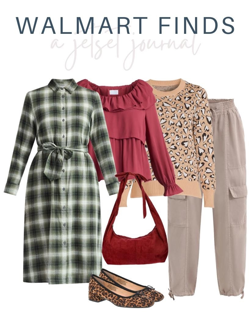 Simple fall looks start with these comfy and affordable Walmart picks!
plaid flannel dress, red top, wide leg pants 
affordable fashion, fall look, outfit inspo, walmart finds, fall outfit,cute accessories, outfit idea walmart fashion

#LTKStyleTip #LTKU #LTKSeasonal
