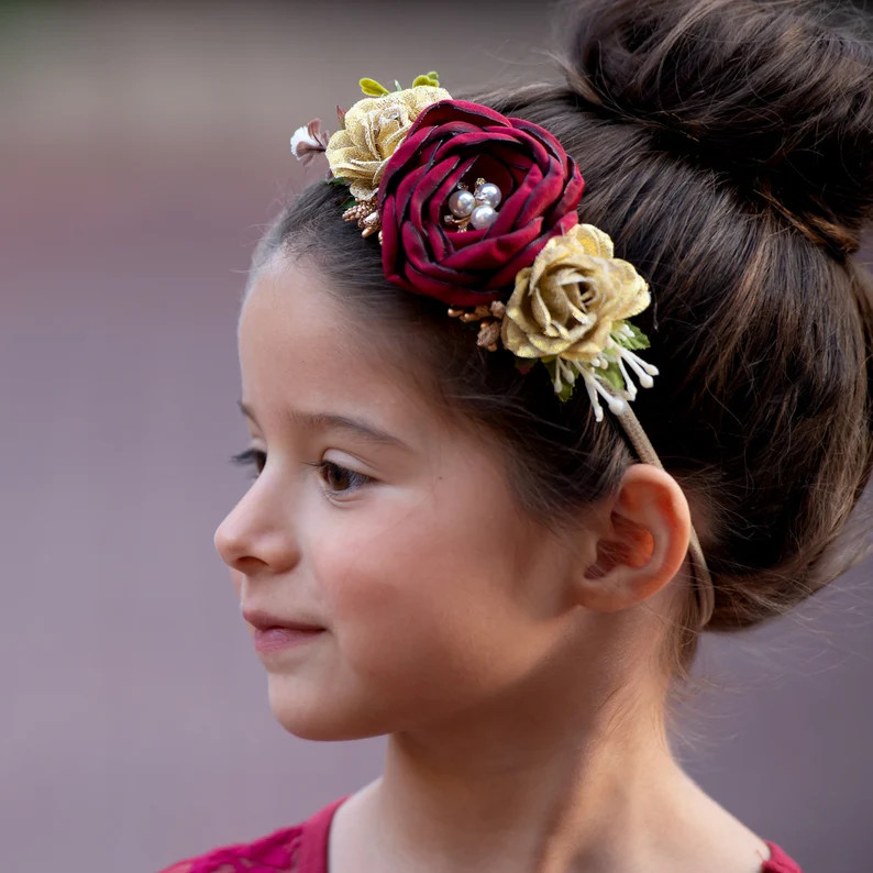 Baby headbandsBaby girl headband floral nylon headband | Etsy | Etsy (US)