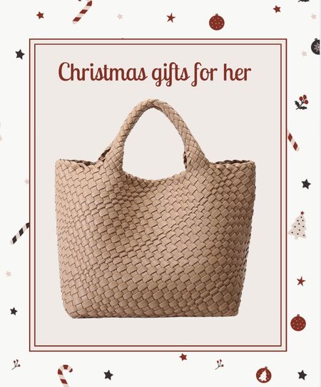Christmas gifts for her, amazon tote bag, neutral tote bag, weekender tote, 

#LTKHoliday #LTKfindsunder100 #LTKGiftGuide