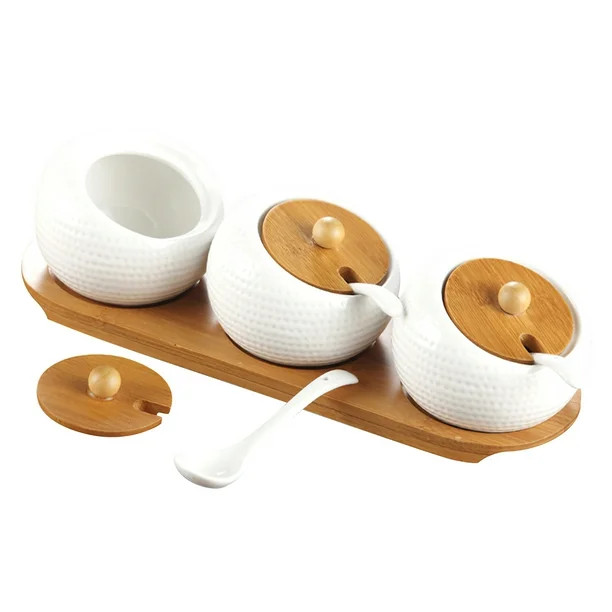 3PCS Ceramic Spices Jars Kitchen Salt walmart finds walmart deals walmart sales  | Walmart (US)