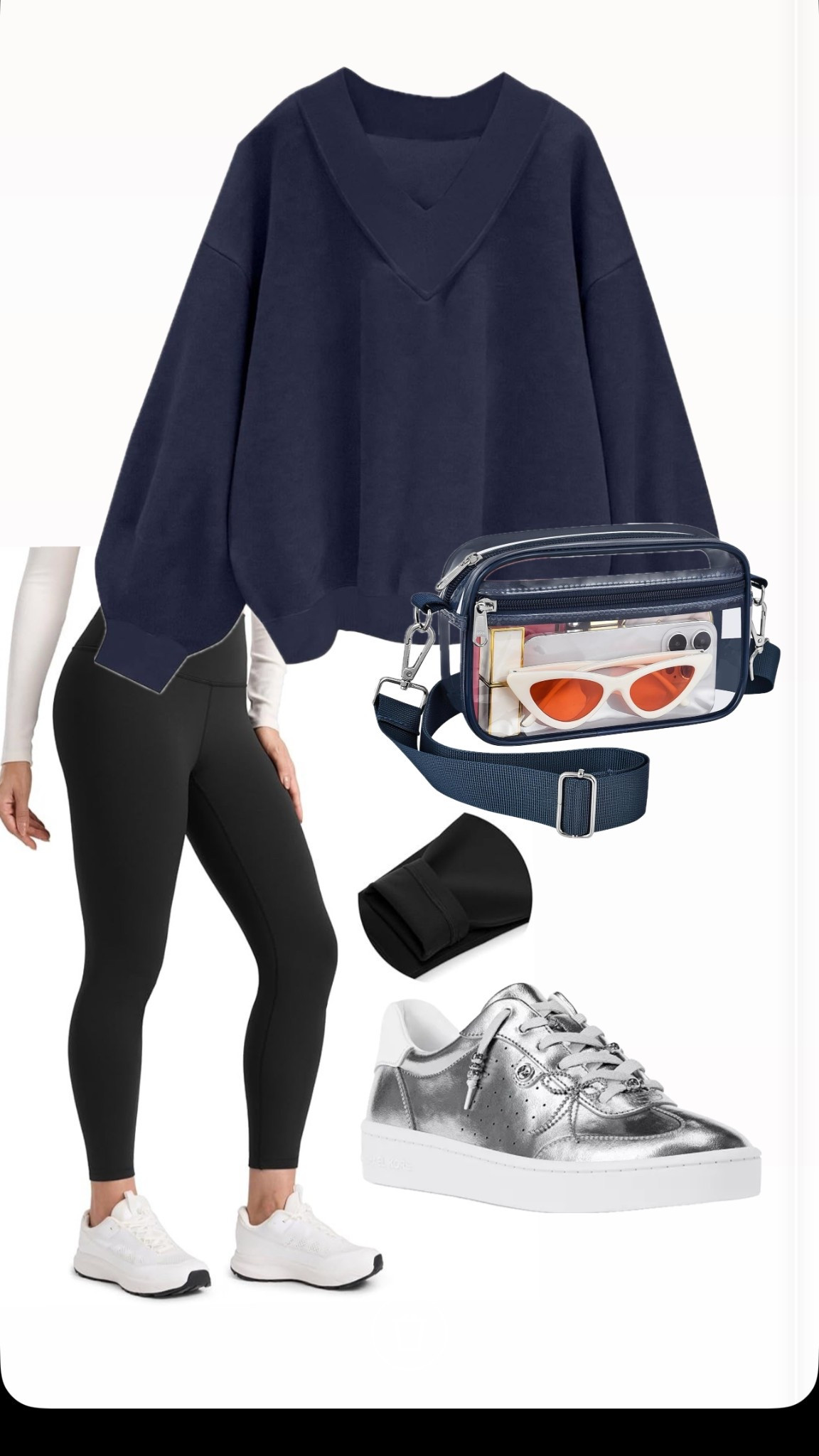 My mom uniform. The shoes add a little bit of fun, and the leggings are warm and lined. You’re welcome! 

#linedleggings #gameday

#LTKootd #LTKmomlife #LTKActive